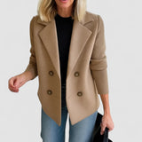 Marta™ | Elegantní kabát s pletenými rukávy" can be rewritten as:

"Marta™ | Stylový kabát s pletenými rukávy