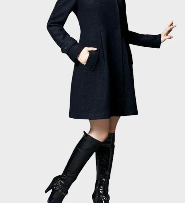 Saša - Stylový kabát s knoflíkovým zapínáním