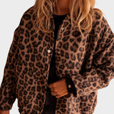 Brina – Stylový kabát s elegantním leopardím vzorem