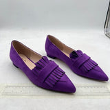 Lara – Luxusní fialové semišové loafers