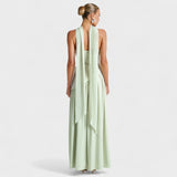 Maliyah Šaty - Asymetrický střih v mátové barvě