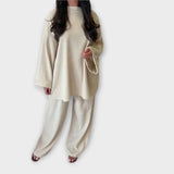 Ingrid – Plus Size Set with Ribbed Design