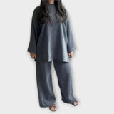 Ingrid – Plus Size Set with Ribbed Design