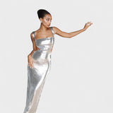 Večerní šaty Sparkle Silver - Speciální noční kolekce