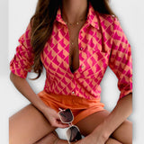 "Romina | Klasická blůza s límečkem" can be rewritten as "Romina | Elegantní blůza s límečkem".