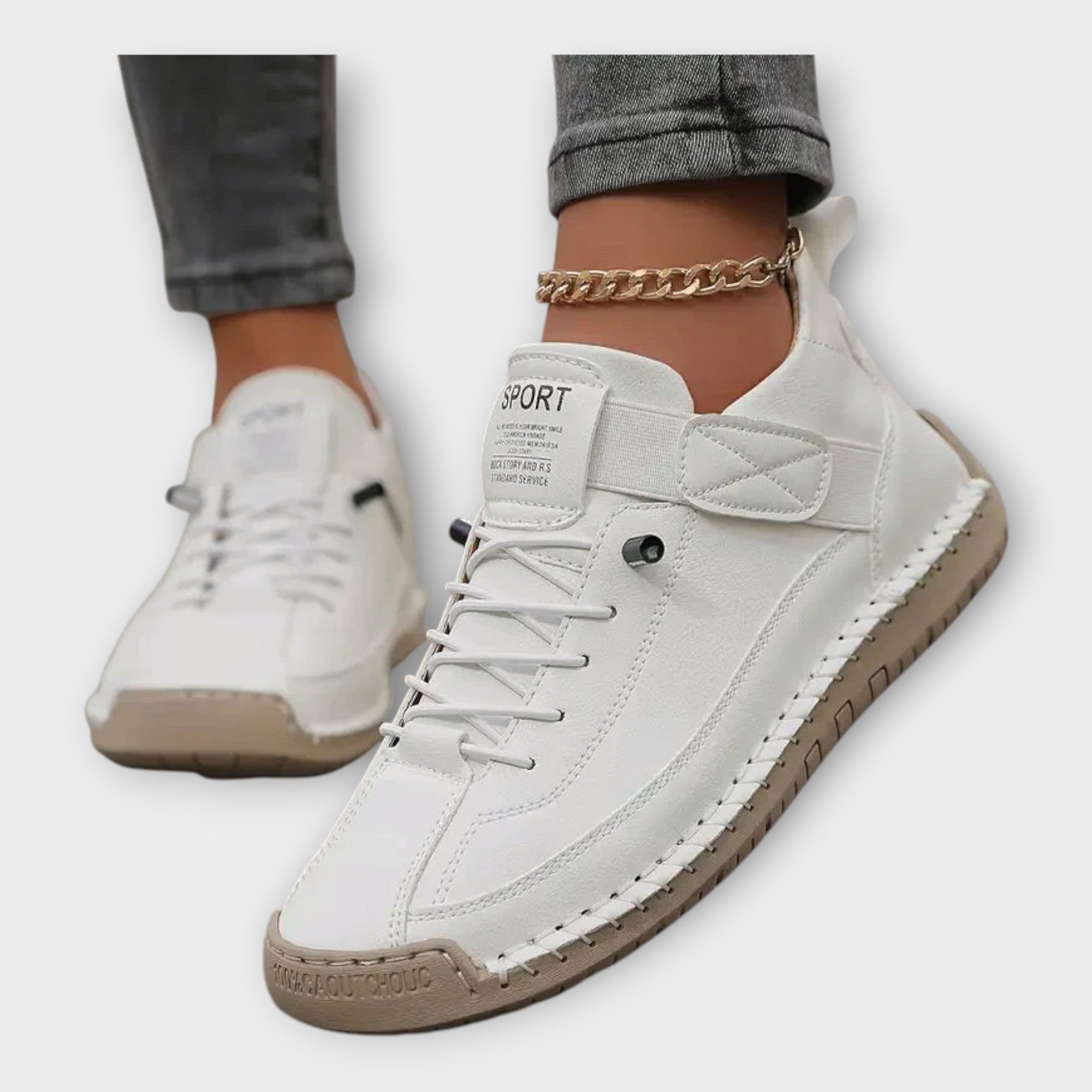 Kožené atletické tenisky